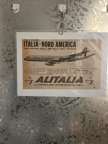Alitalia locandina rivista - alitalia, da
