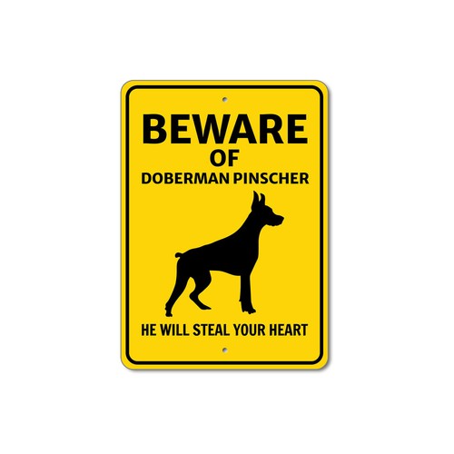 Insegna doberman pinscher cane - insegna,