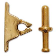 Fermaporta Ottone Pesante a Pinza Incontro a PIOLO Ferma Porte OTTONE LUCIDO