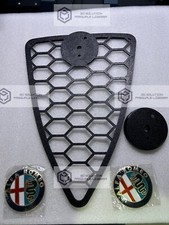 Griglia Scudo A Nido D'Ape + LOGHI Alfa Romeo Mito 2008-2015 griglia anteriore