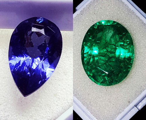 Tanzanite naturale smeraldo - tanzanite, &