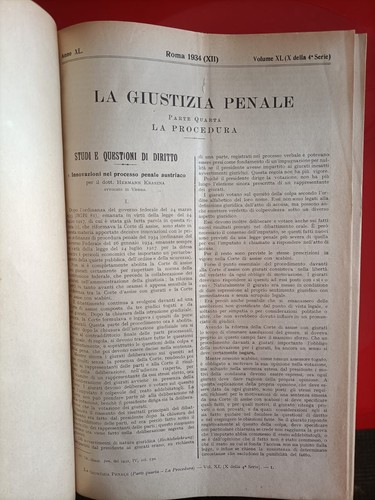 Giustizia penale rivista - la,