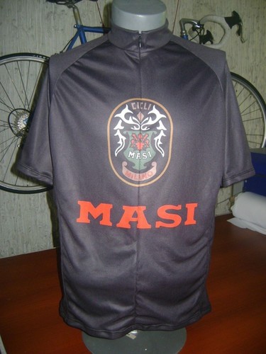 Maglia bici italia - nera, masi
