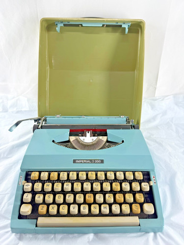 Imperial 200 typewriter blue - imperial,