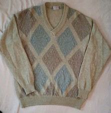Maglione Pura Lana Vergine Alcade Uomo Made In Italy Vintage Tg.54