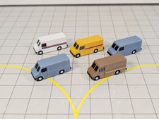 DELIVERY VANS (x5) Courier Step Van US Style Airport GSE Vehicles 1:200 Scale