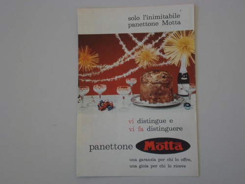 Advertising pubblicità 1961 - advertising,