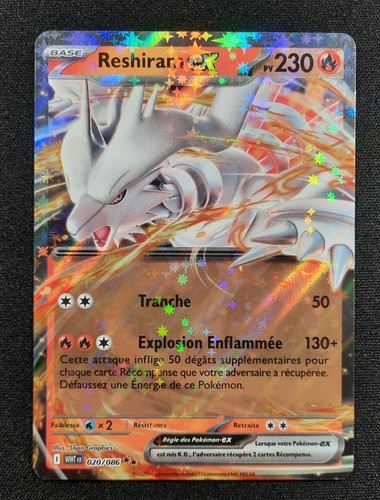 Carte pokémon reshiram ex - carte, :