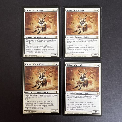 Mtg kataki war wage - 4x,