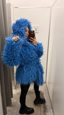Cappotto "Shaggy" Blu