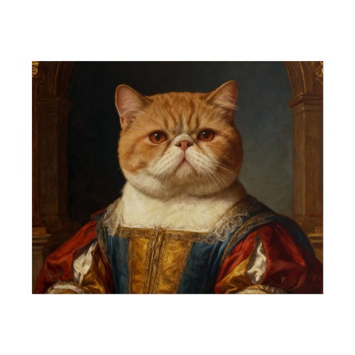 Stampa ritratto animale