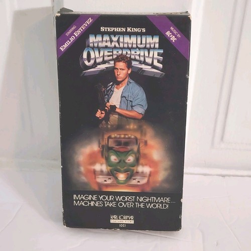 Maximum overdrive original vhs - original,