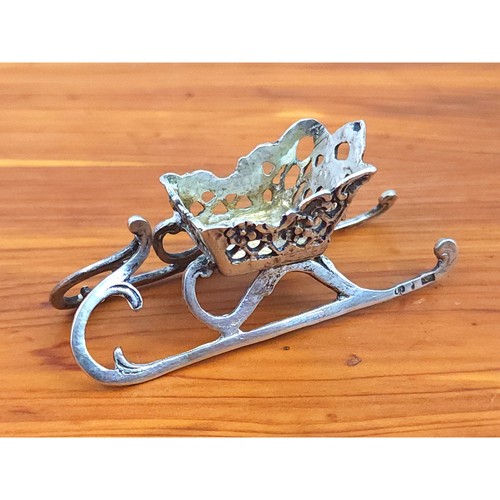Slitta vintage argento 800 - slitta, in