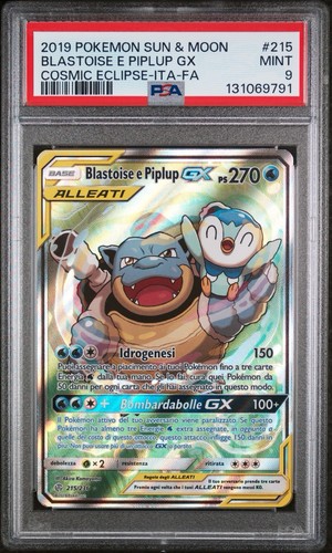 Blastoise piplup psa - psa, gx