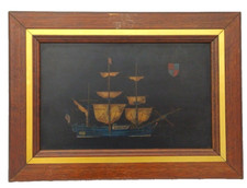 Quadro dipinto inciso su - dipinto,