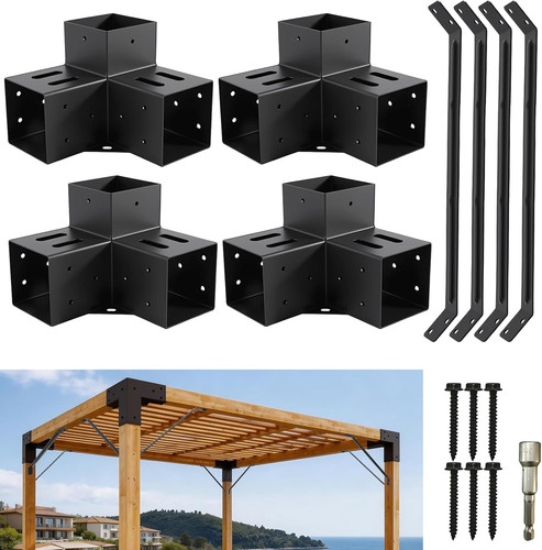 Confezione staffe pergola - 4,
