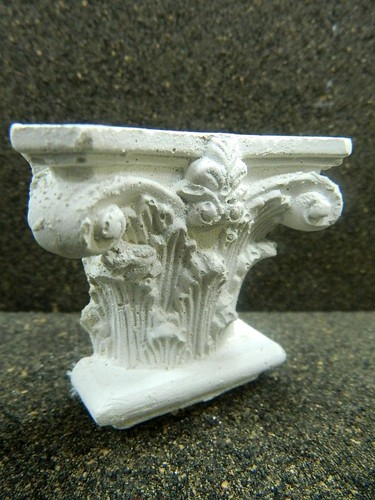 Mezzo capitello gesso cm - mezzo,