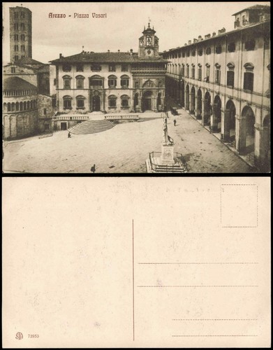 Cartolina arezzo toscana - cartolina, (toscana