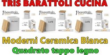 SET 3 Barattoli Sale Zucchero