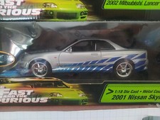 Racing Champions ERTL Fast and Furious Brian's  Nissan Skyline Gtr Scale   1:18 