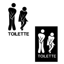 Adesivo porta TOILETTE bagno