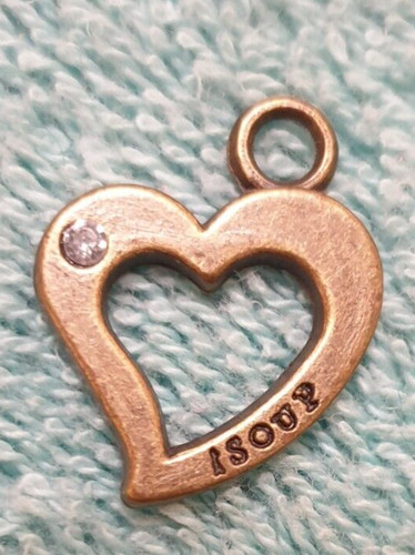 Charms per bracciale cuore - bracciale, con