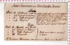 C9179 FOGLIO 1905 ISTRUZIONI PER PREPARARE FUOCHI ARTIFICIO ARTIFICIALI BENGALA