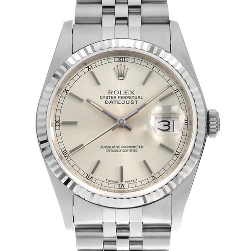 Rolex datejust 16234 silver - datejust,