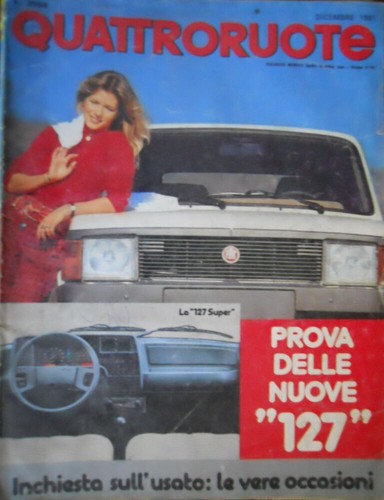 Quattroruote 314 1981 - , prove