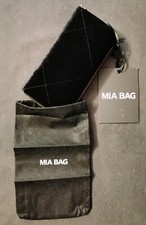 MIA BAG - PORTAFOGLIO di velluto con Maxi Trapuntatura - colore NERO
