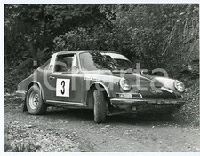 1965 ca ITALIA - RALLY Porsche 911 prima di una corsa - Foto JOLLY CLUB