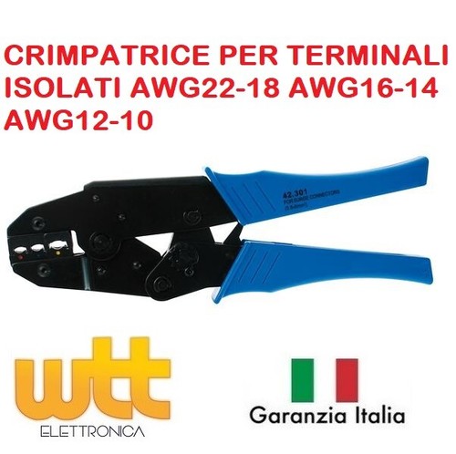 Pinza crimpare crimpatrice - a,
