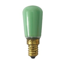 Merkur Lampadina T27 Tubo 25W E14 230V Lampadina Forma Di Pera Verde Dimmerabile