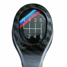 POMELLO CAMBIO PER BMW SERIE 1 3 E87 E82 E90 E91 E92 X1 X3 X5 X6 CARBON LOOK