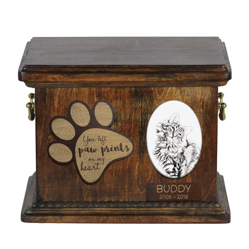 Urna legno per - urna, gatto