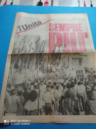 Unita 1984 piu - piu', edizione