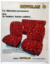 Pubblicita' Novolan Fodere Arredamento Auto Vintage Advertising Werbung 1970(R5)