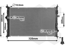 VAN WEZEL 09012710 Radiatore