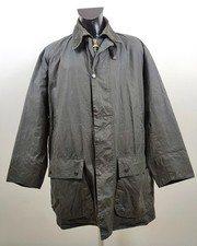 Barbour Border Blu da uomo cotone Cerato C46/117 cm Man Navy Border Coat Size...