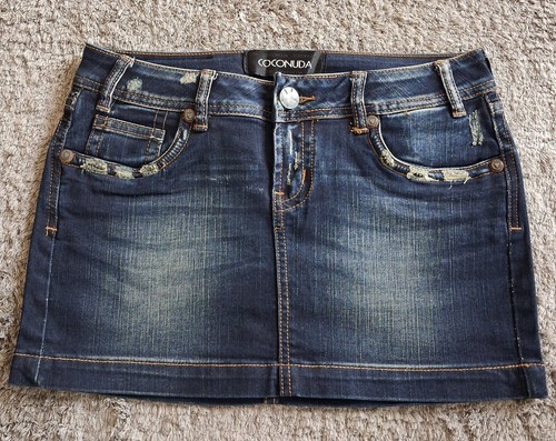 Minigonna coconuda jeans - coconuda,