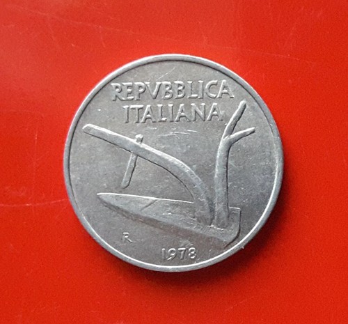 Lire 1978 errore globetto - 10,