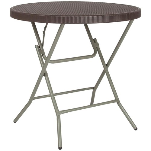 Round folding table - round, indoor