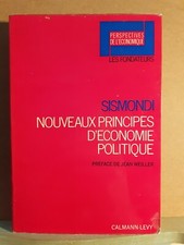 Nouveaux principes d'economie politique - sismondi - calmann-levy 1971 