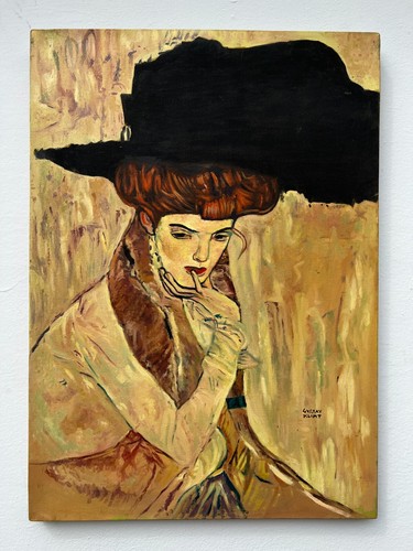 Dipinto olio tela gustav - olio,