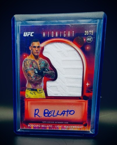 Topps midnight ufc - midnight, rookie