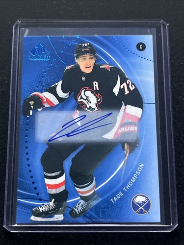 Tage thompson blu - thompson, autografo