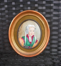 ANTICO DIPINTO OVALE - GIOVANE