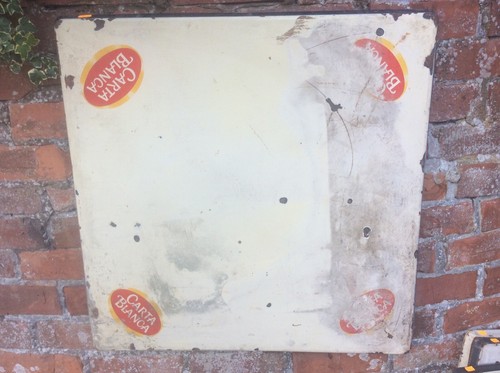 Vintage enamel advertising - enamel,