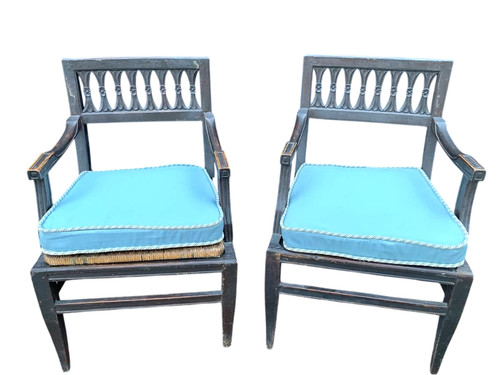 Coppia antiche poltrone - di,