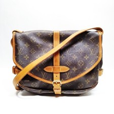 NESSUNA TARIFFA Louis Vuitton LV Borsa a tracolla Saumur 30 marrone monogramm...